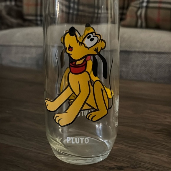 VTG Pepsi/Mickey Mouse/Walt Disney World Themed Drinking Glass Tumbler PLUTO - Picture 15 of 16